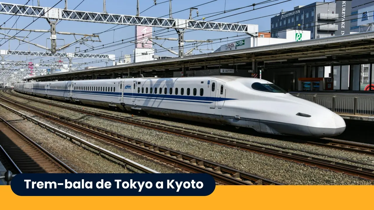 Trem-bala de Tokyo a Kyoto (1)
